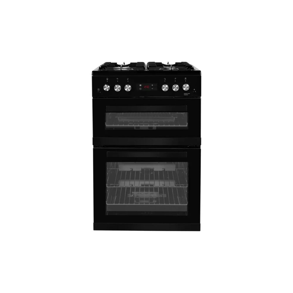 Beko KDG653K 60cm Double Oven Gas Cooker - Black