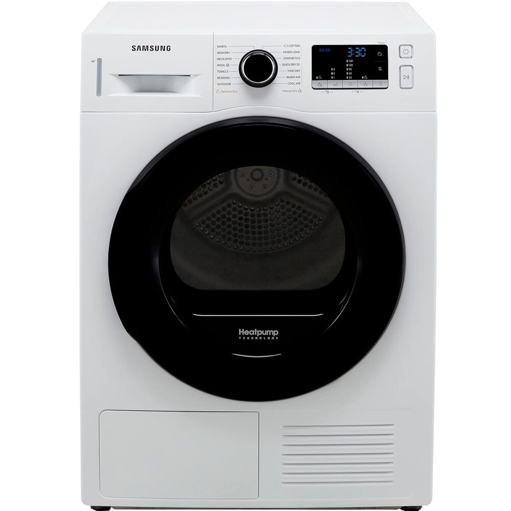 Samsung DV90TA040AE/EU 9KG Heat Pump Tumble Dryer - White