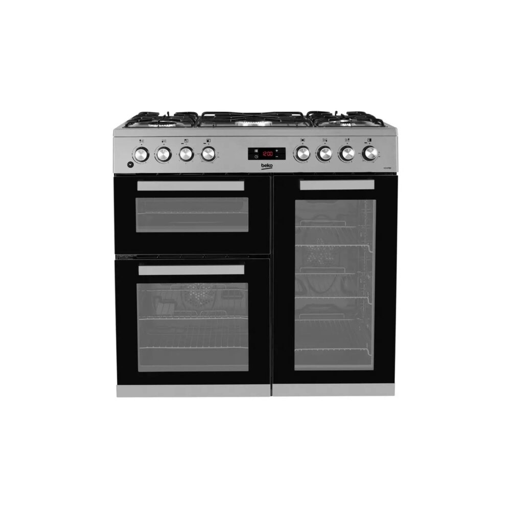 Beko KDVF90X 90cm Dual Fuel Range Cooker