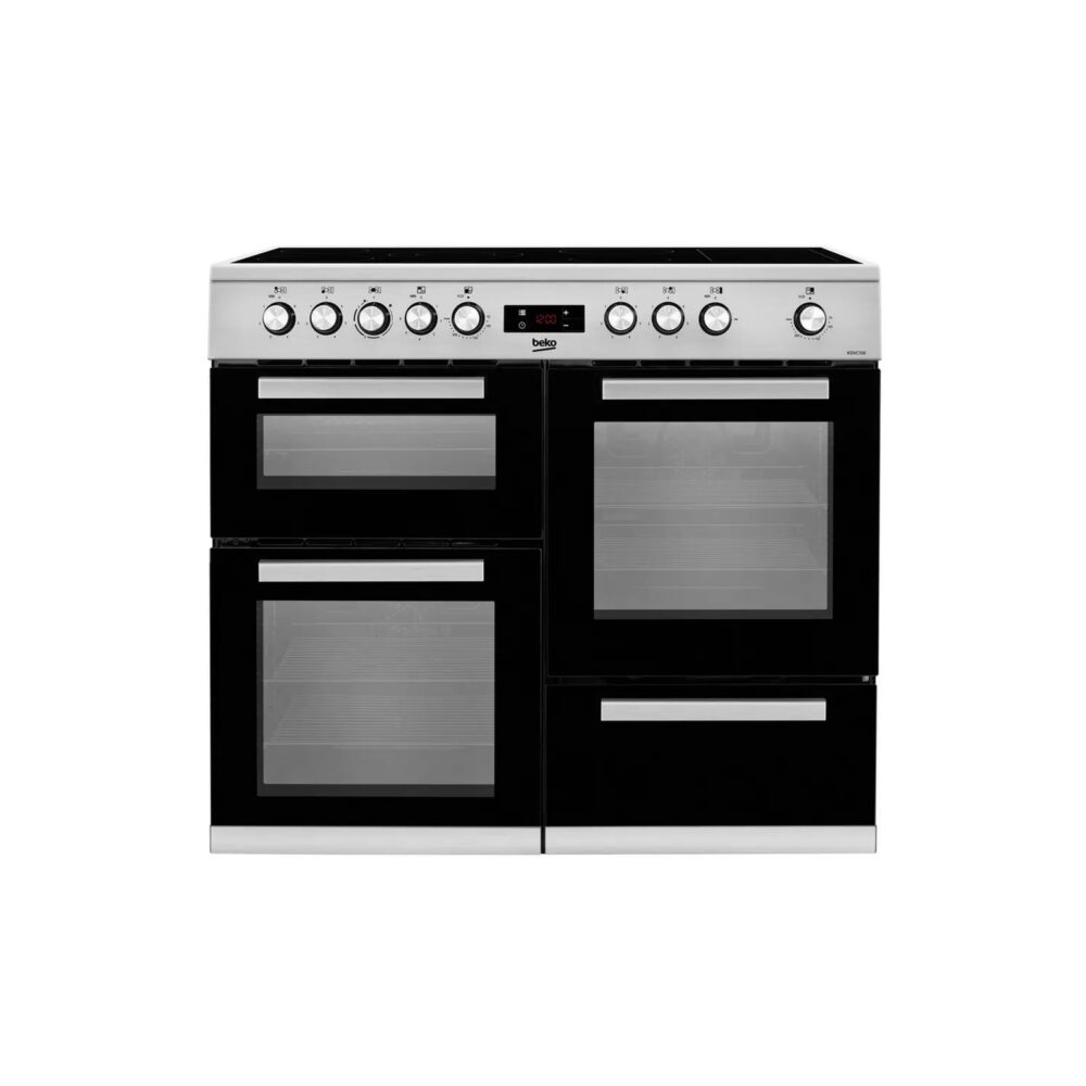 Beko KDVC100X 100cm Electric Range Cooker - Stainless Steel