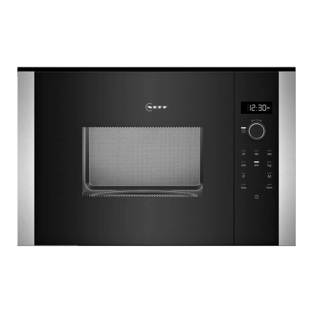 Neff HLAWD23N0B 800W Built In Microwave - Stainless Steel